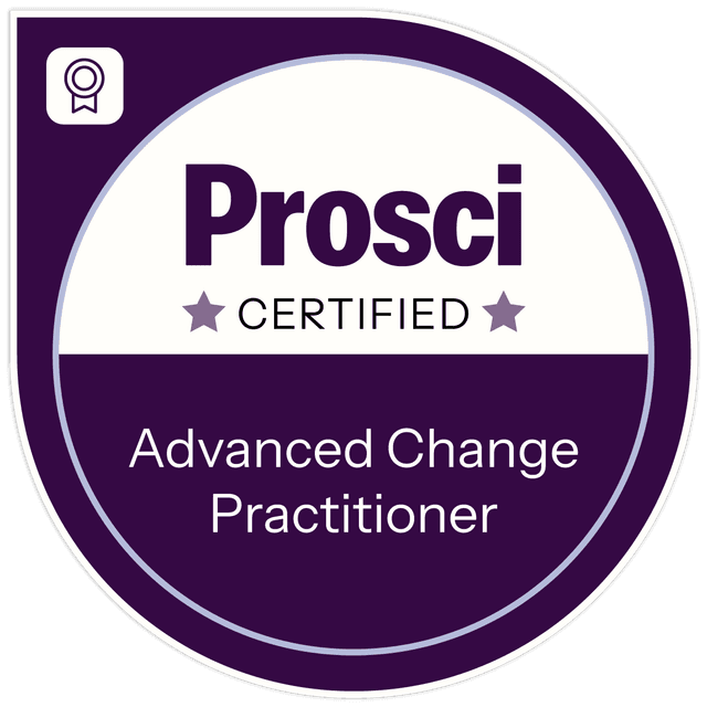 Prosci Certified